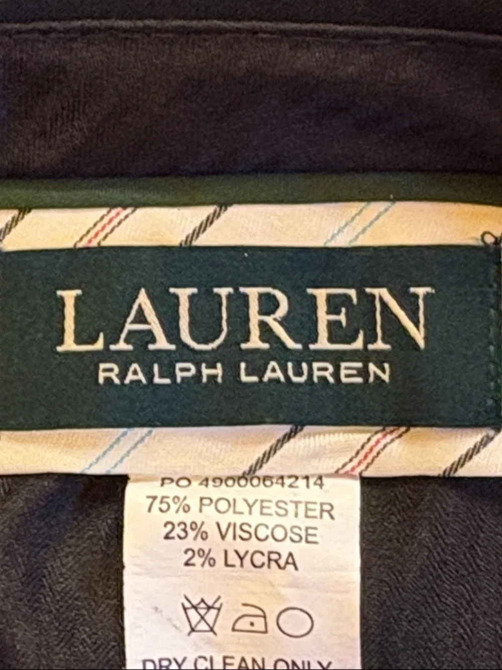 Boys Lauren Ralph Lauren Black Pinstripe Suit Sz 12 for Wedding/First Communion - Picture 16 of 16
